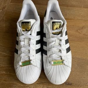 COPY - Size 8.5 - adidas Superstar White Black 2014 Rare Snoop Dogg Bush